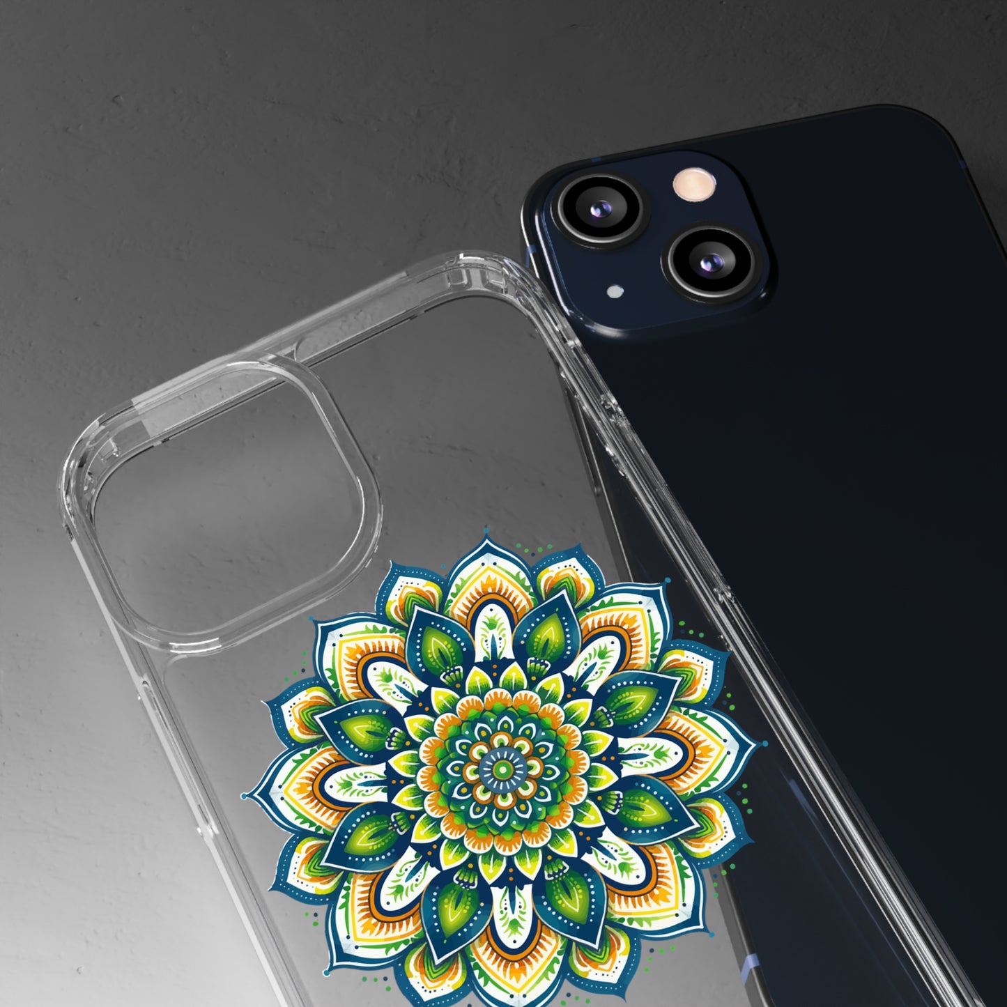 Lime Mandala | Clear iPhone Case / Samsung Case