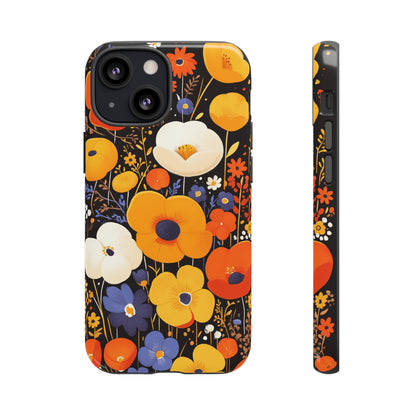 Retro Chaos, Wildflower iPhone Case / Samsung Case, Gift for Floral Lovers, Gift for Her