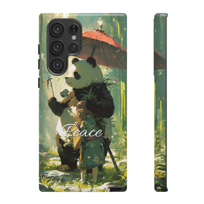 Japanese Aesthetic Vintage Panda iPhone Case / Samsung Case | "Peace"