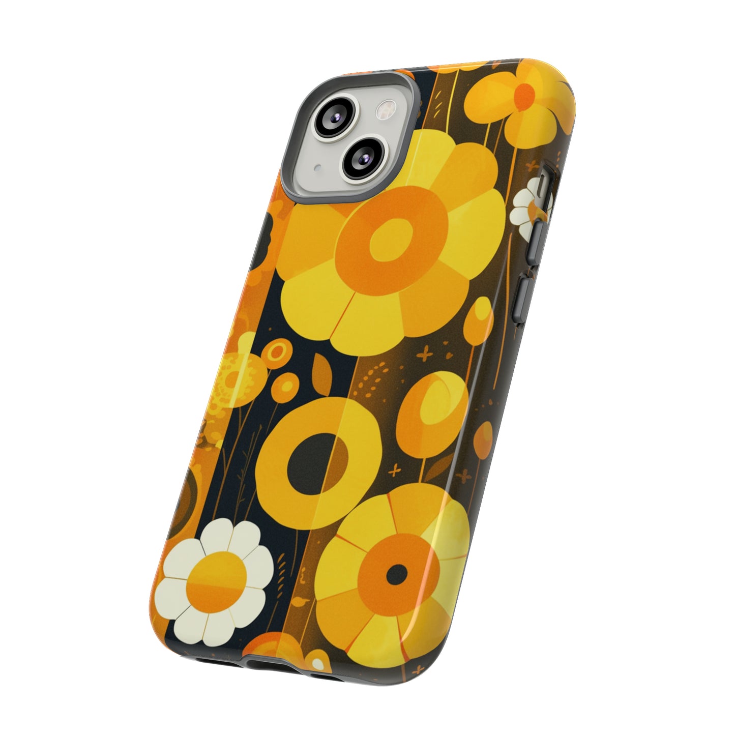 Floral Lines Retro iPhone Case / Samsung Case