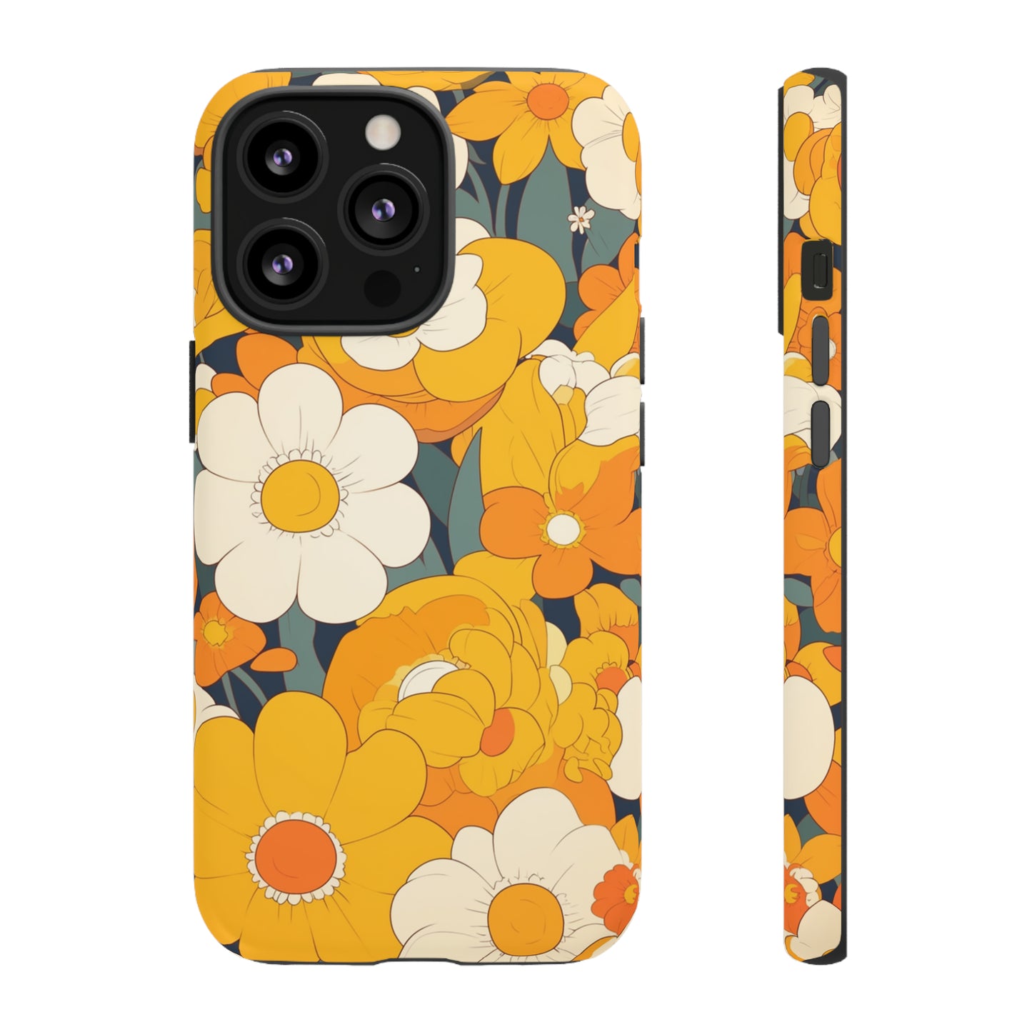 Retro Floral Art iPhone Case / Samsung Case