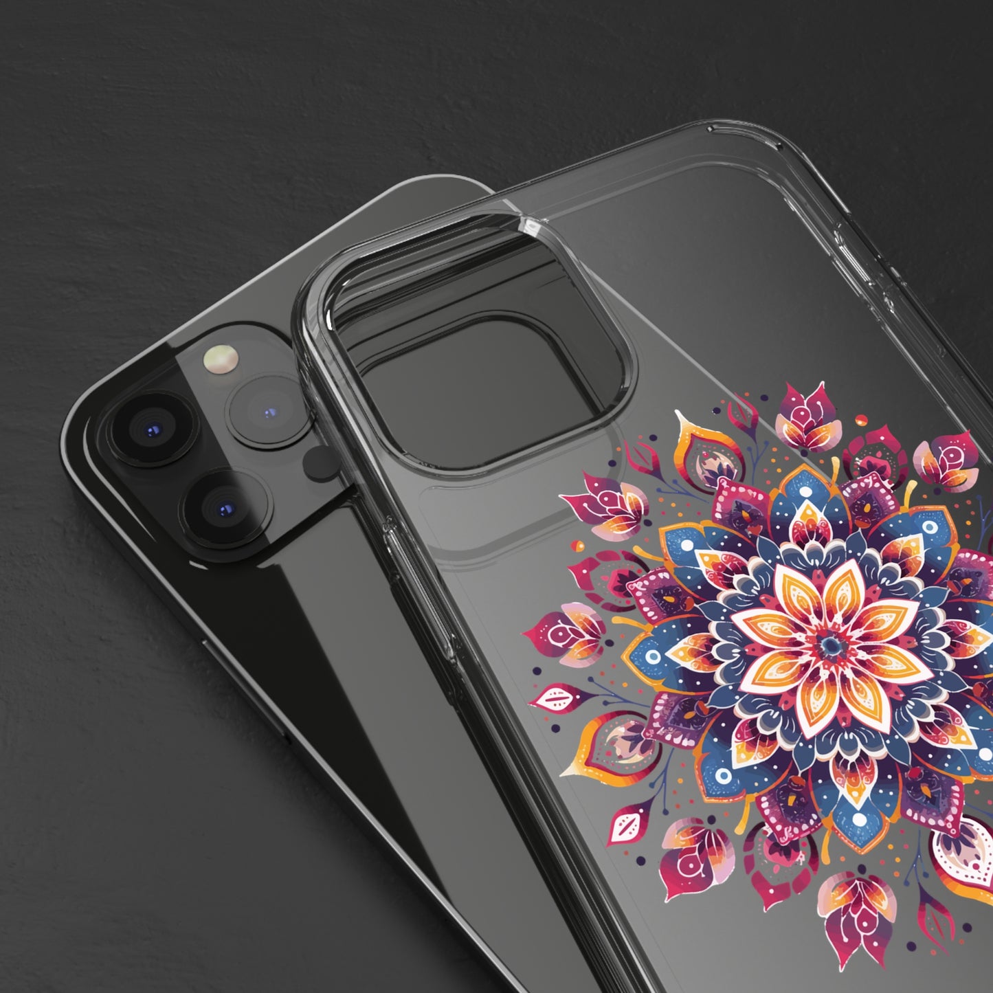 Aurora Mandala | Clear iPhone Case / Samsung Case