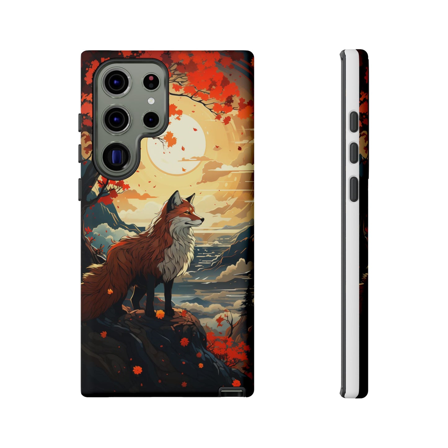 Japanese Wolf Aesthetic Phone Case