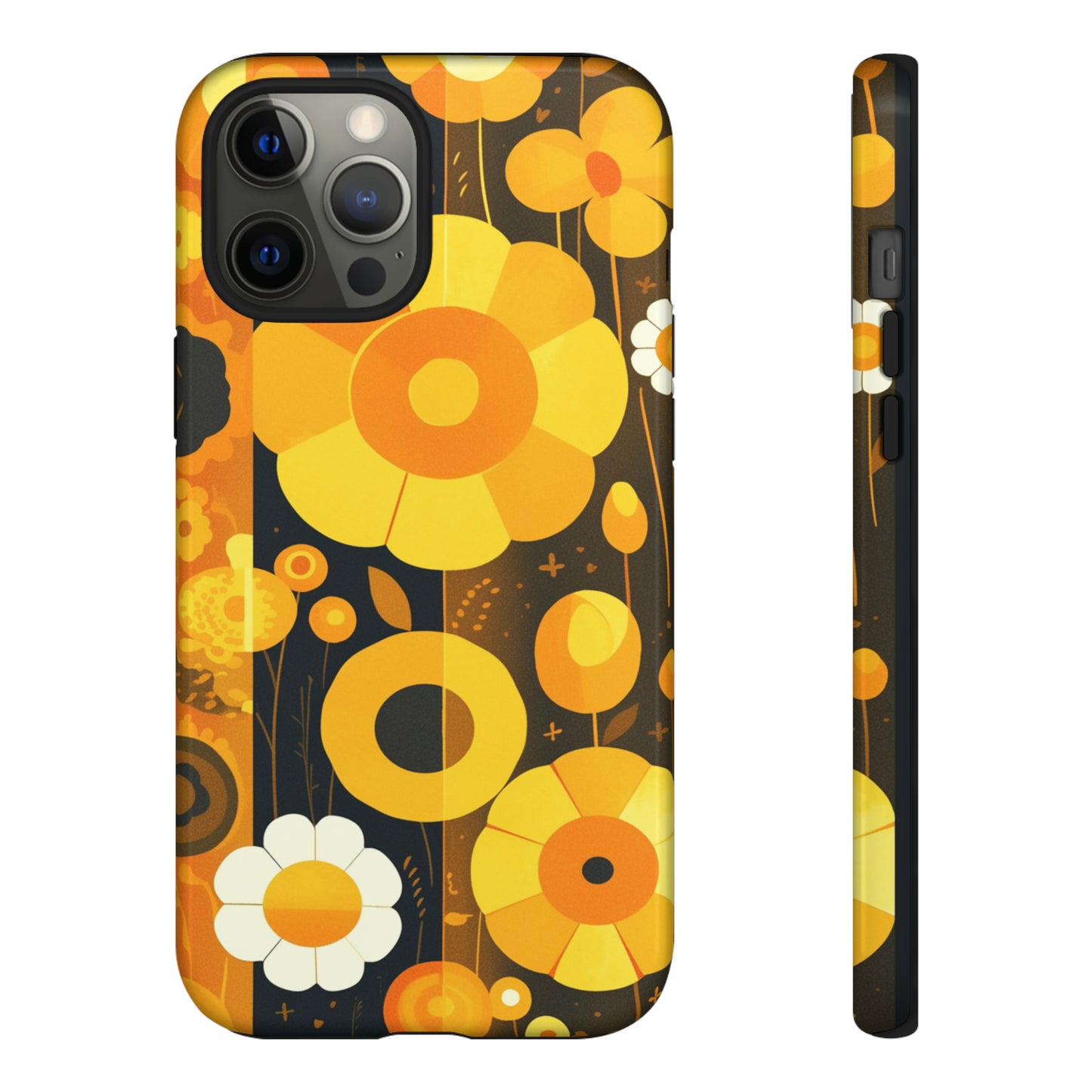 Floral Lines Retro iPhone Case / Samsung Case