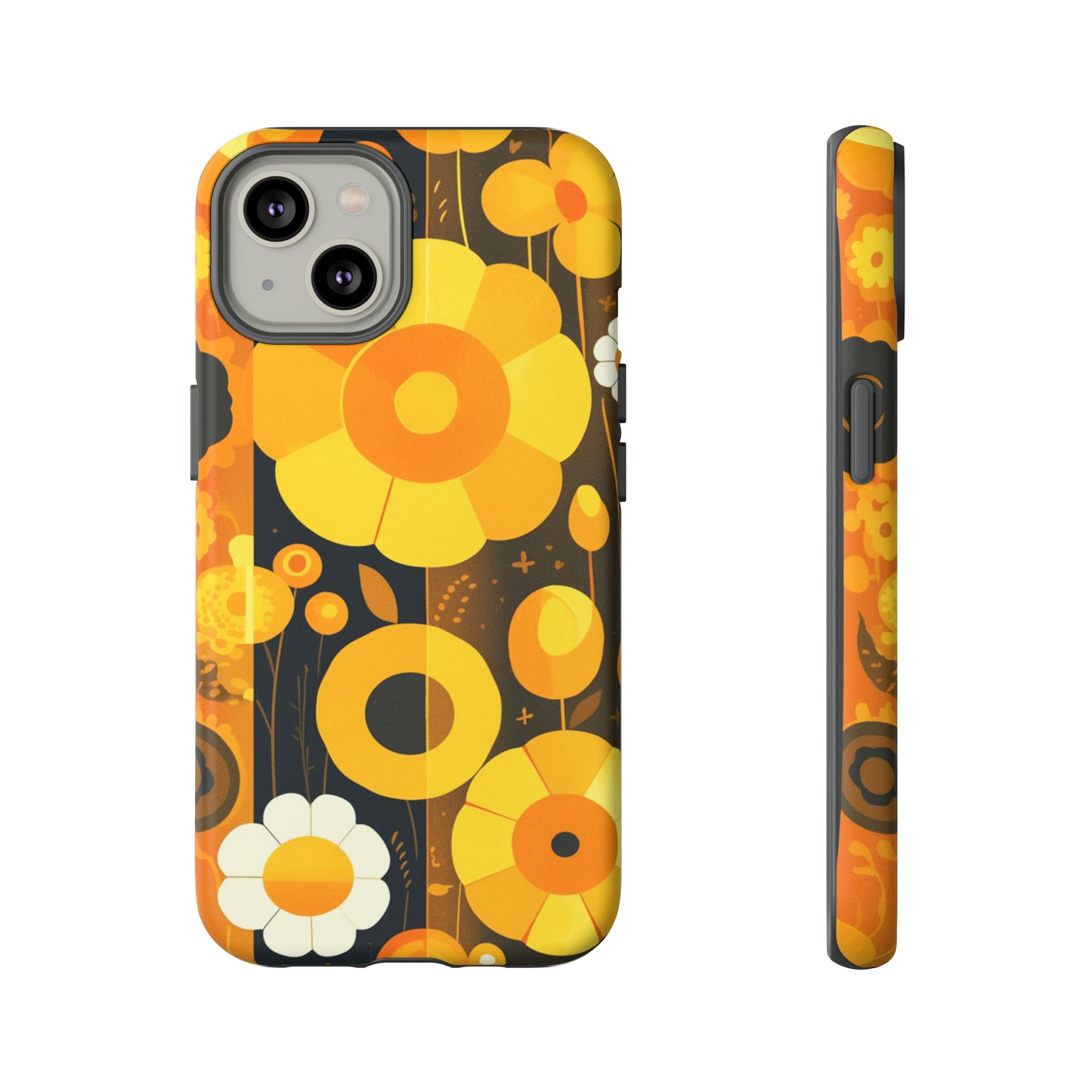 Floral Lines Retro iPhone Case / Samsung Case