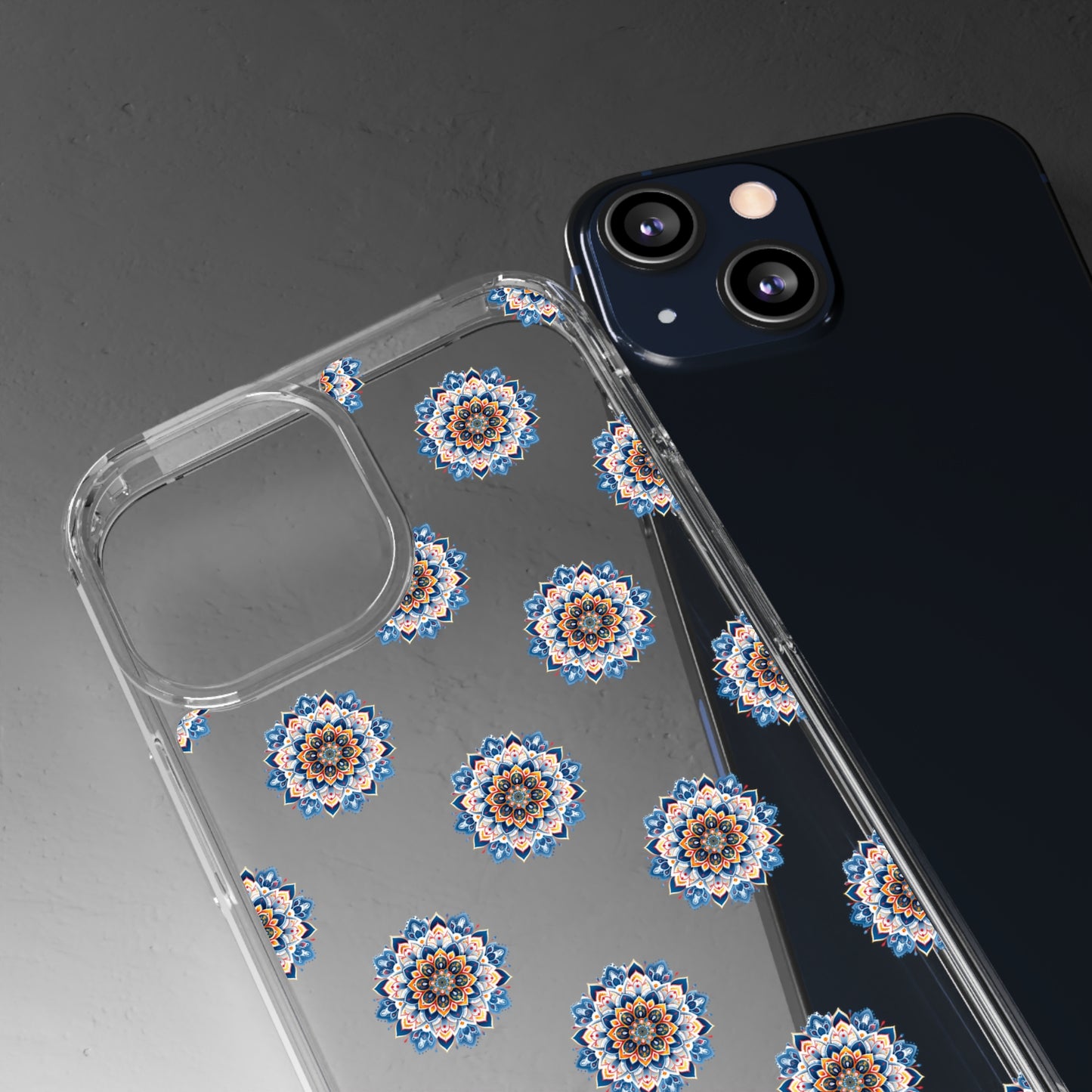 Wave Mandala | Clear iPhone Case / Samsung Case