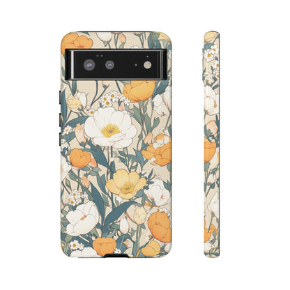 Tall White Flowers iPhone Case / Samsung Case