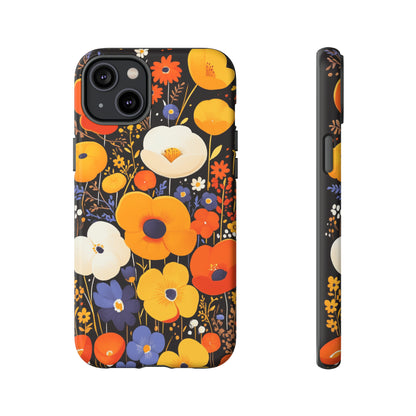 Retro Chaos, Wildflower iPhone Case / Samsung Case, Gift for Floral Lovers, Gift for Her