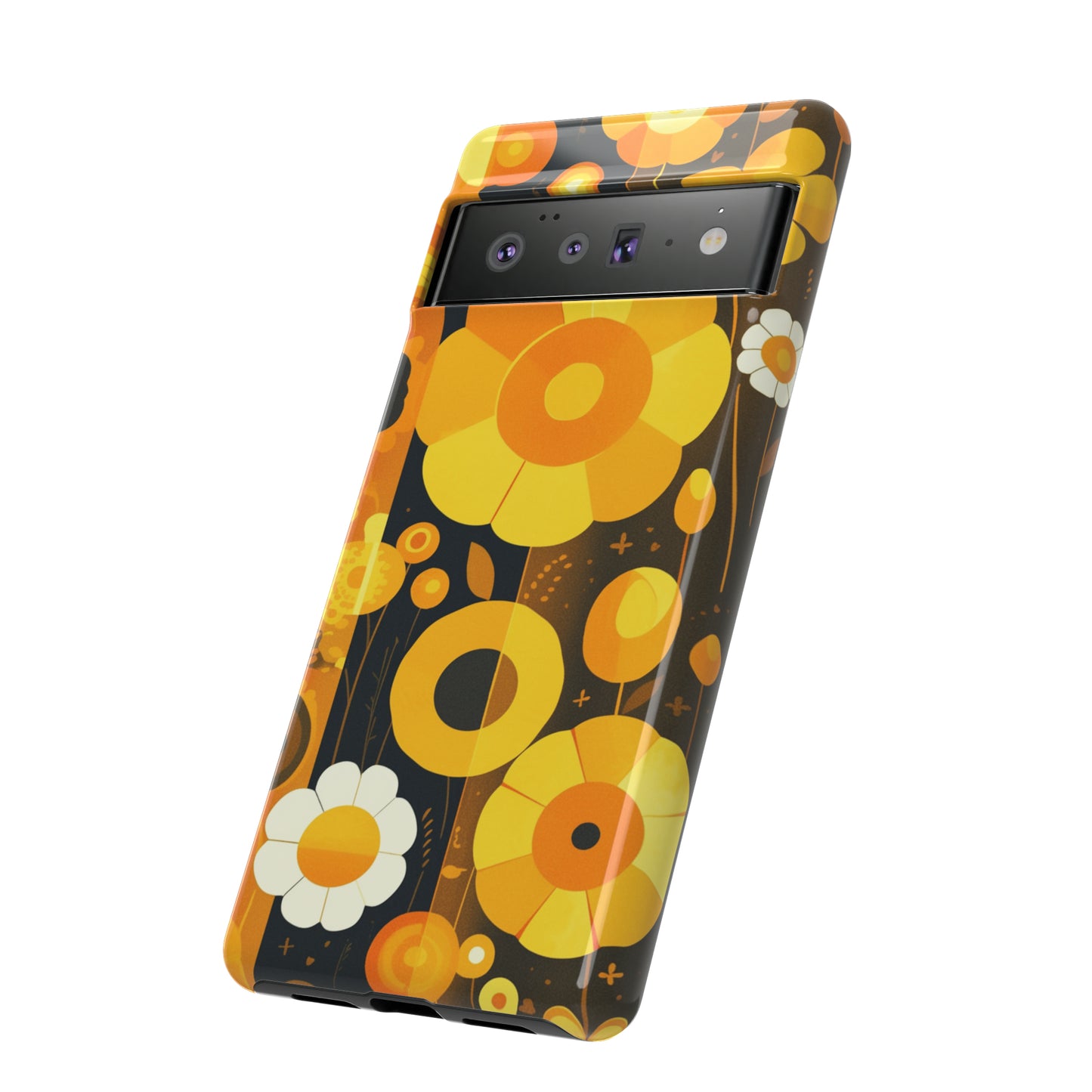 Floral Lines Retro iPhone Case / Samsung Case