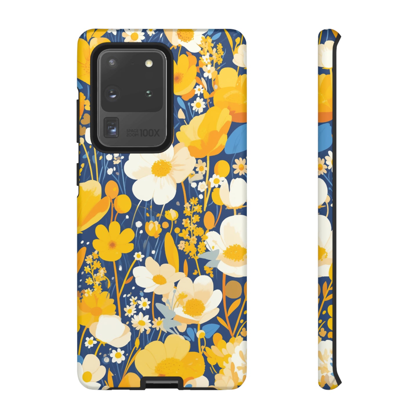 Wildflower Abstract Retro 70s iPhone Case / Samsung Case