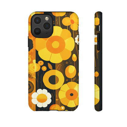 Floral Lines Retro iPhone Case / Samsung Case