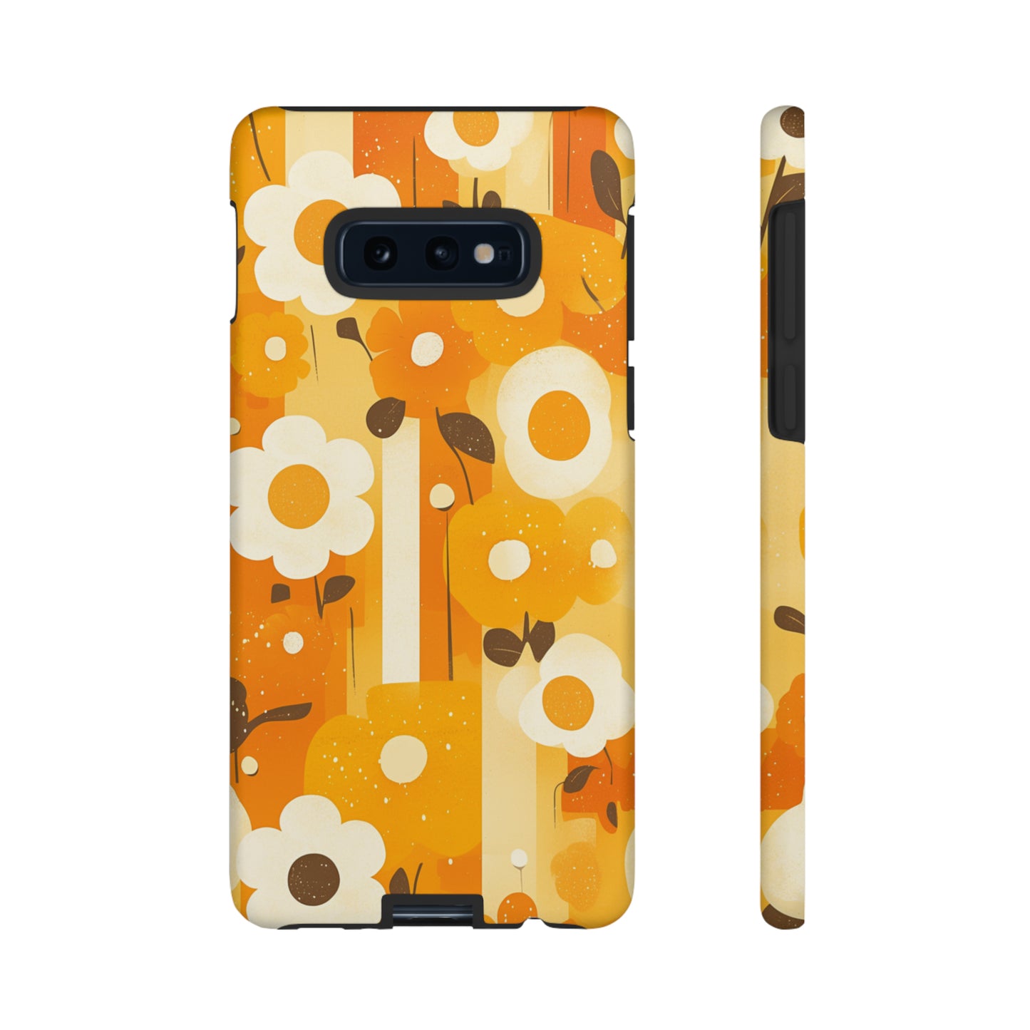 Retro 70s Abstract Flower Patterns iPhone Case / Samsung Case