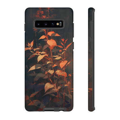 Black Blooms Wildflower iPhone Case