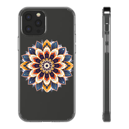 Amber Mandala | Clear iPhone Case / Samsung Case