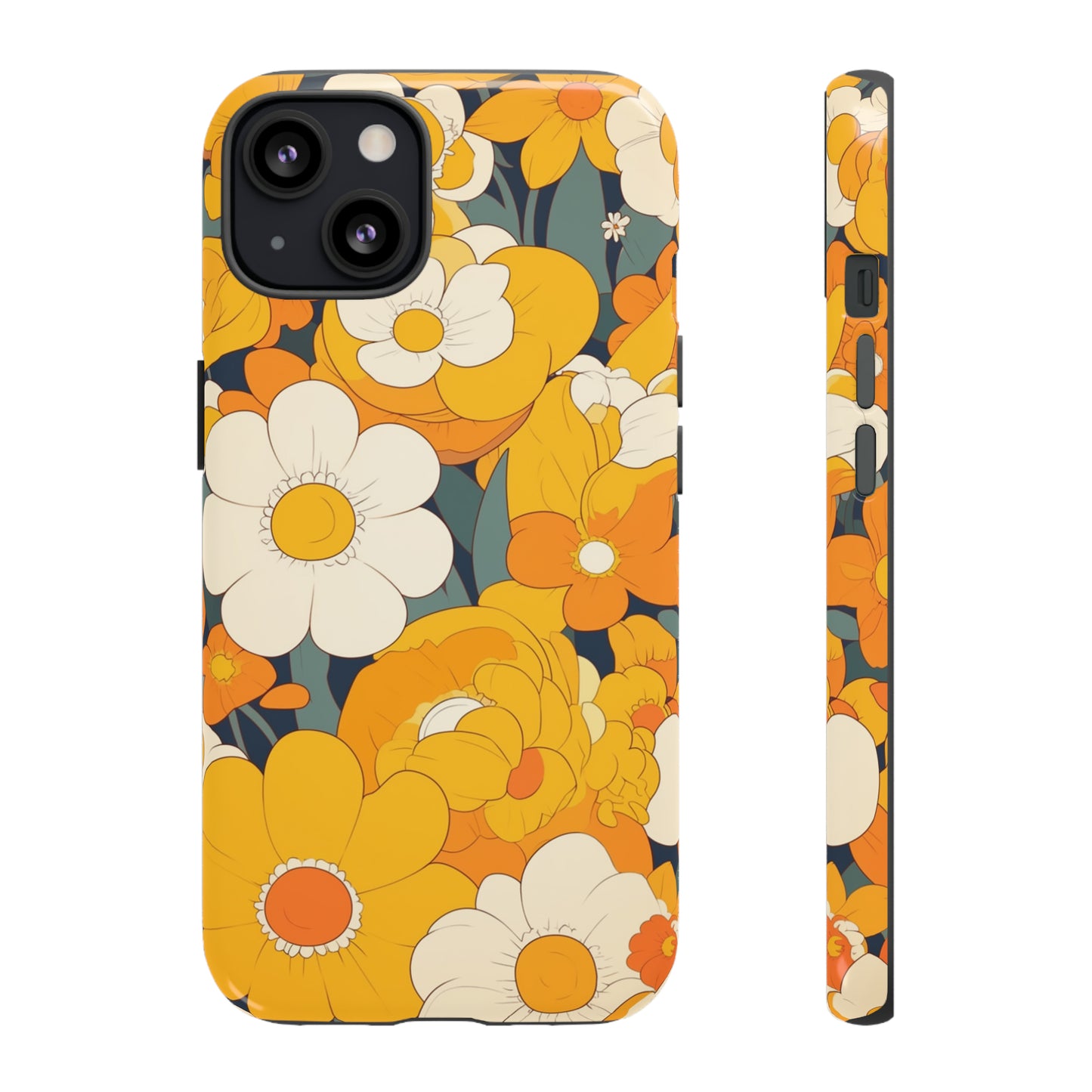 Retro Floral Art iPhone Case / Samsung Case