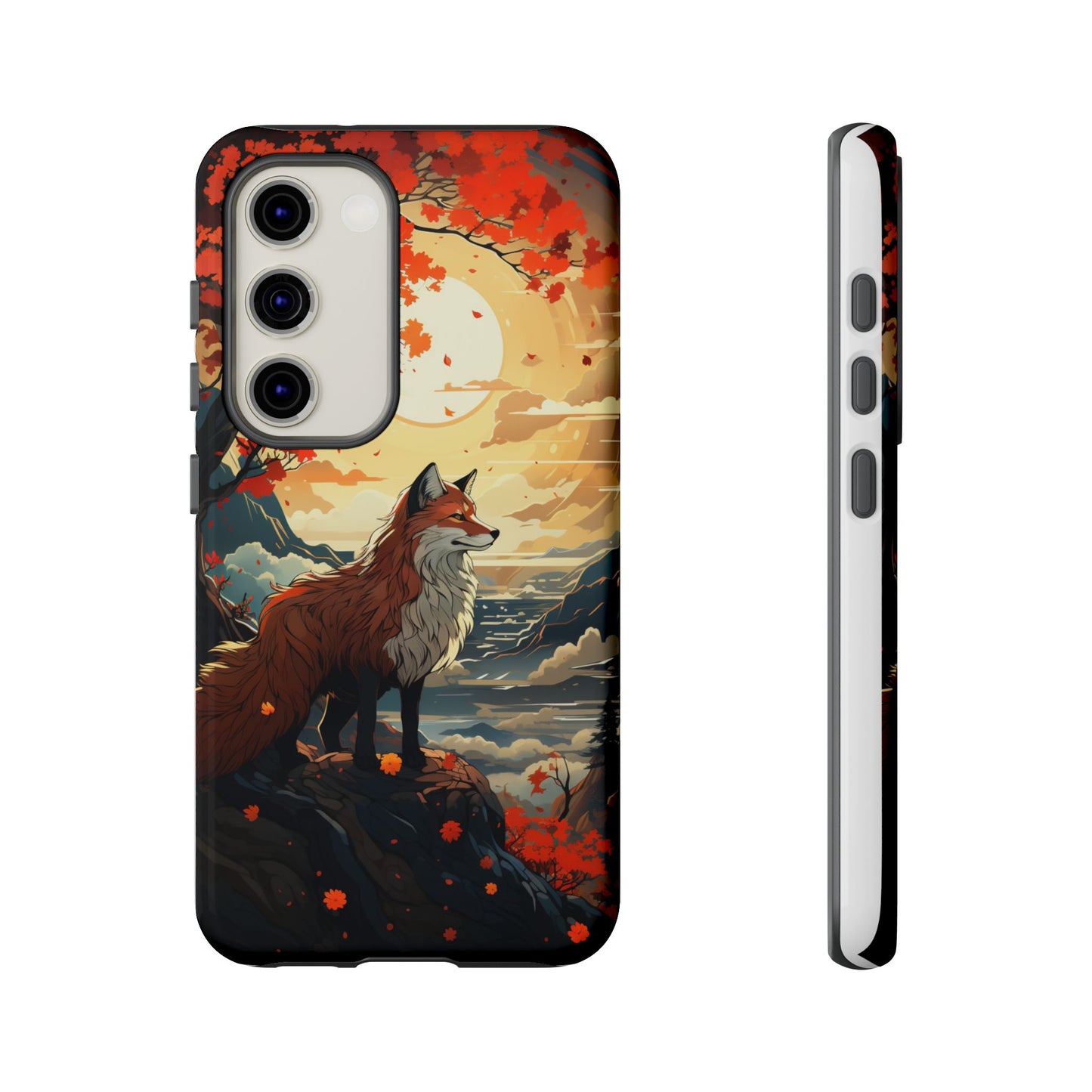 Japanese Wolf Aesthetic Phone Case