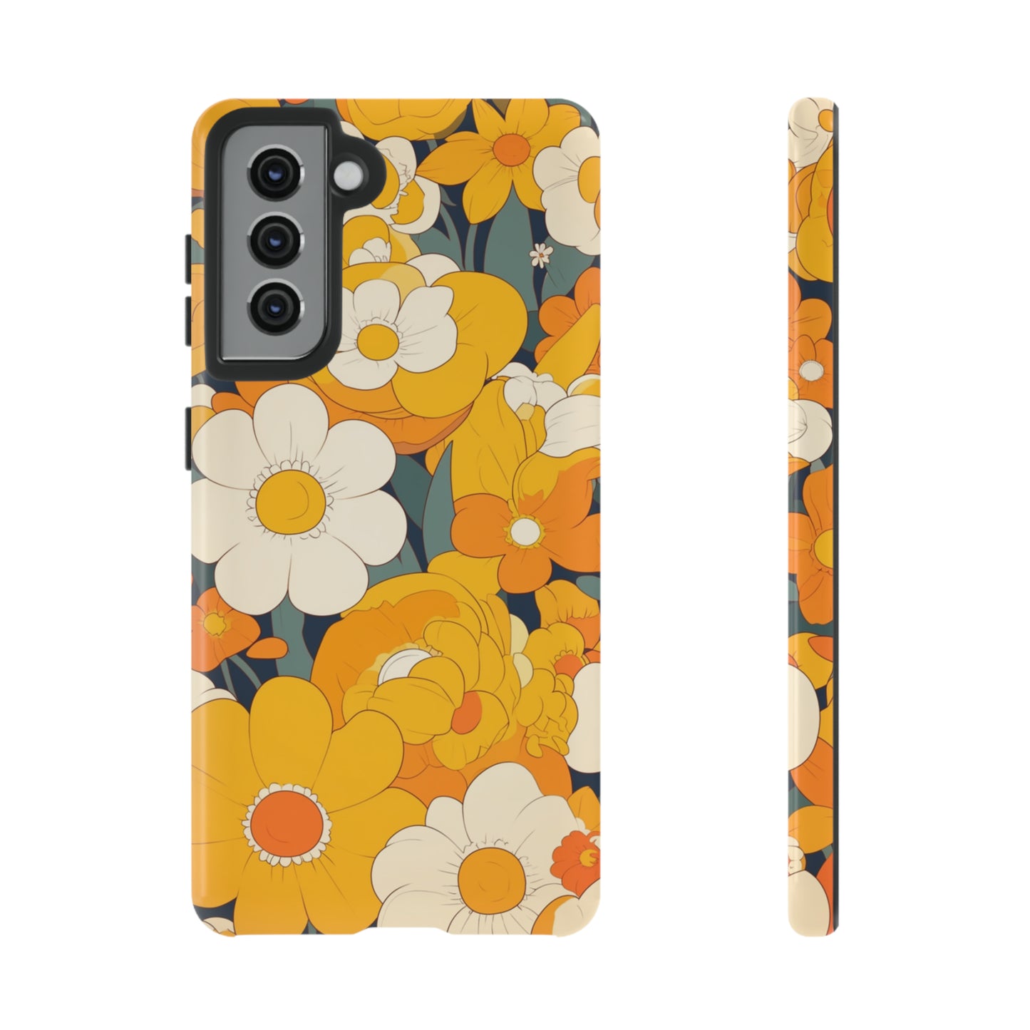 Retro Floral Art iPhone Case / Samsung Case