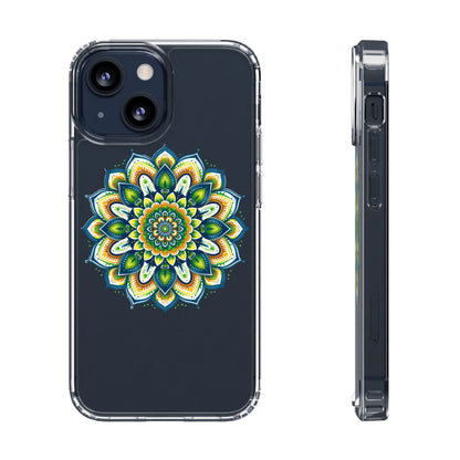 Lime Mandala | Clear iPhone Case / Samsung Case