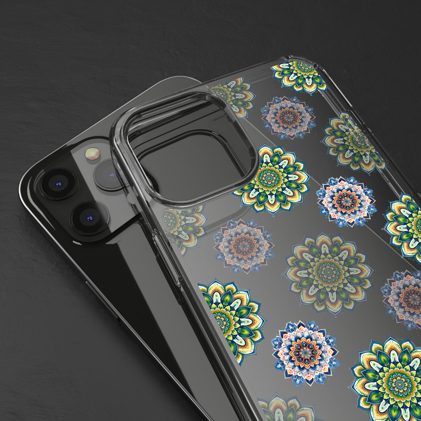 Lime Mandala Pattern | Clear iPhone Case / Samsung Case