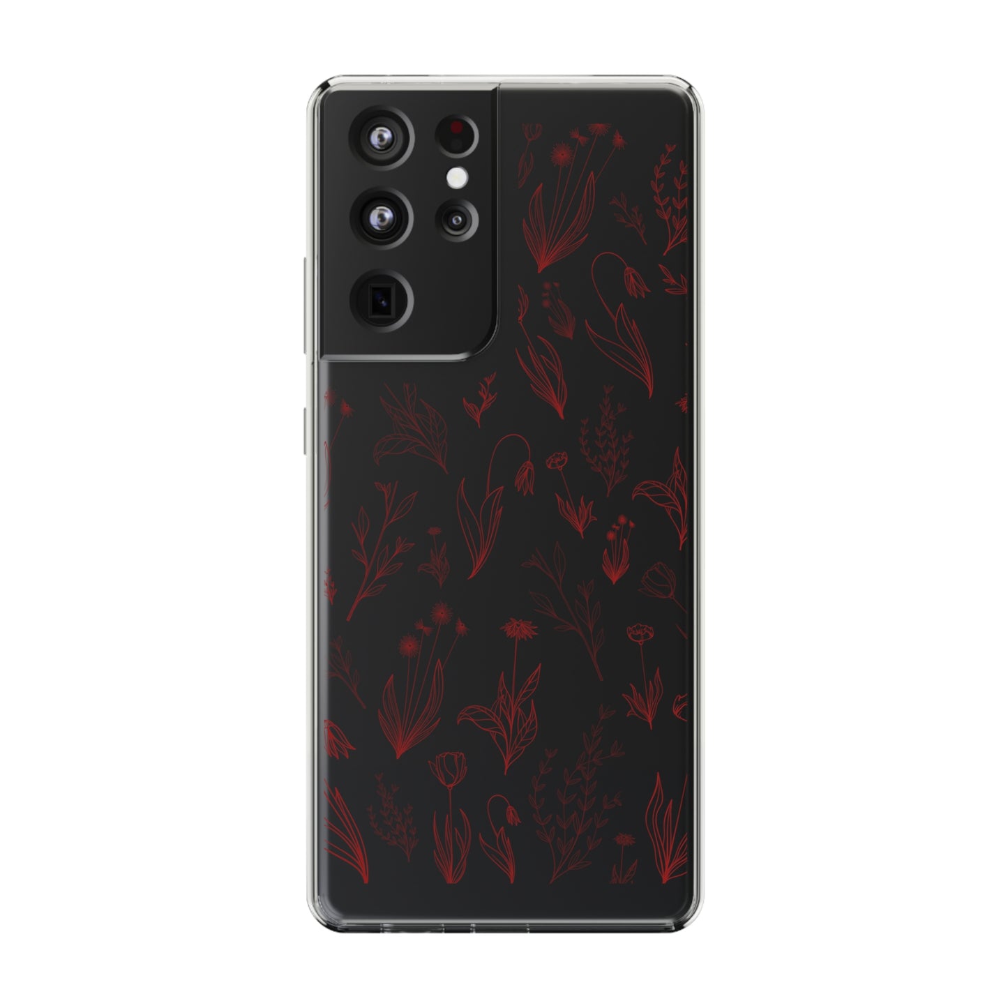 Velvet Floral Sea | Clear iPhone Case / Samsung Case