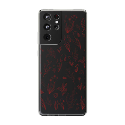 Velvet Floral Sea | Clear iPhone Case / Samsung Case