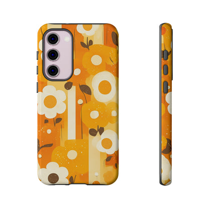 Retro 70s Abstract Flower Patterns iPhone Case / Samsung Case