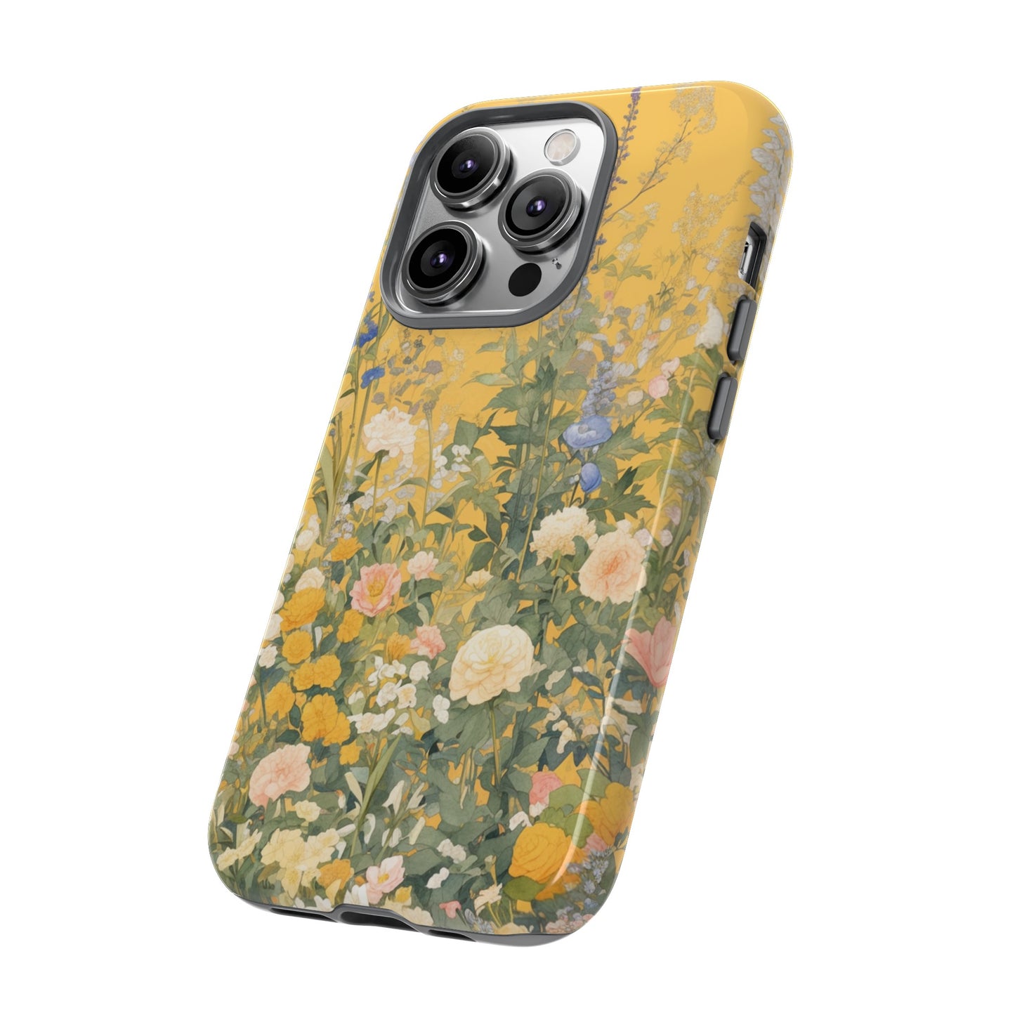 Tall Floral 1970's iPhone Case / Samsung Case