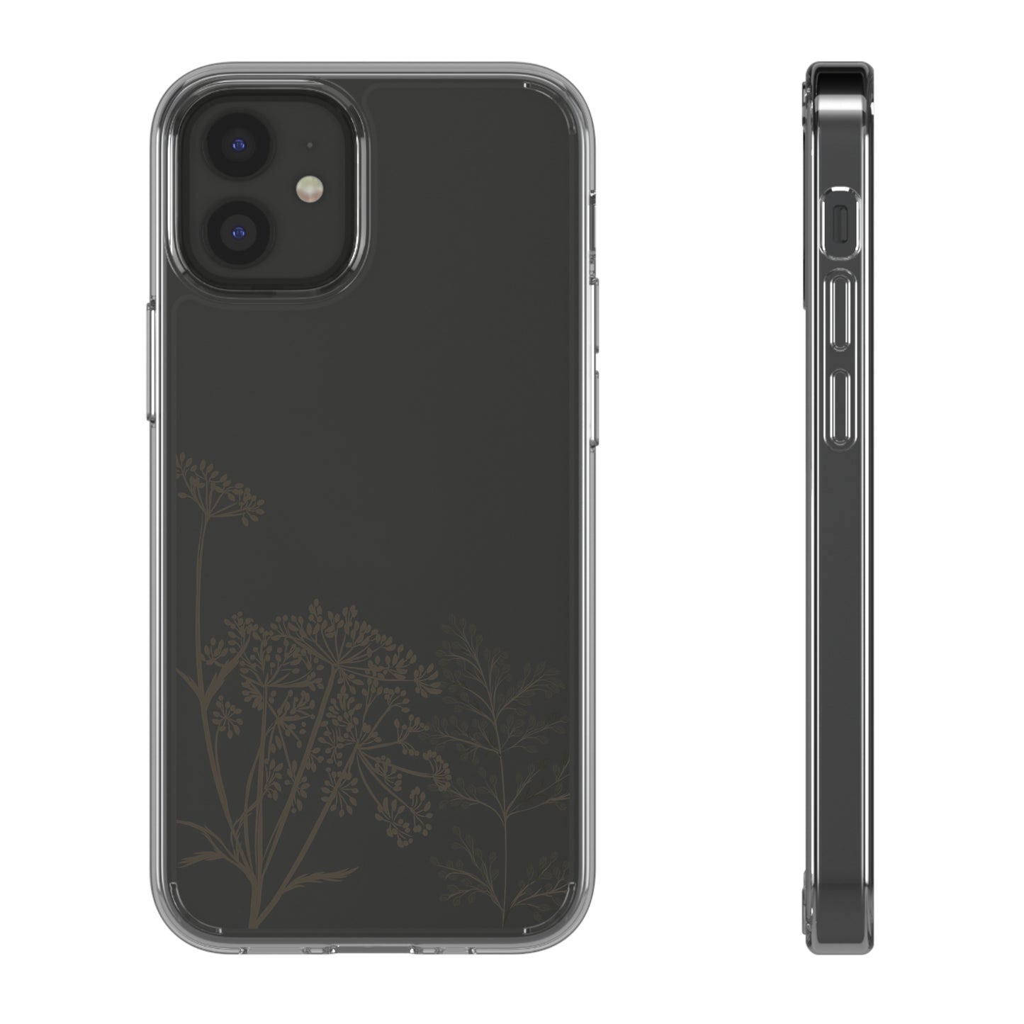 Wildflower Bushes | Clear iPhone Case / Samsung Case