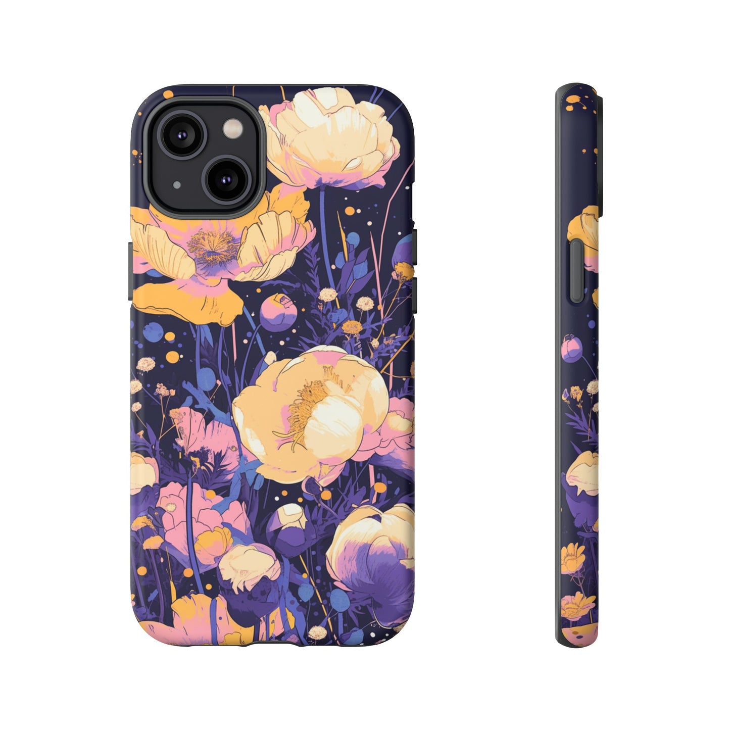 Night Cotton Flowers iPhone Case / Samsung Case