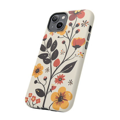 Vector Floral Vines iPhone Case