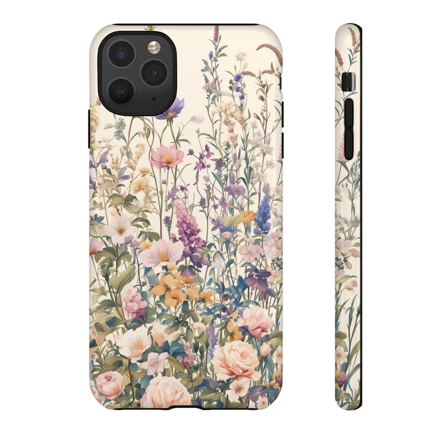 Tall Vintage Wildflowers iPhone Case / Samsung Case