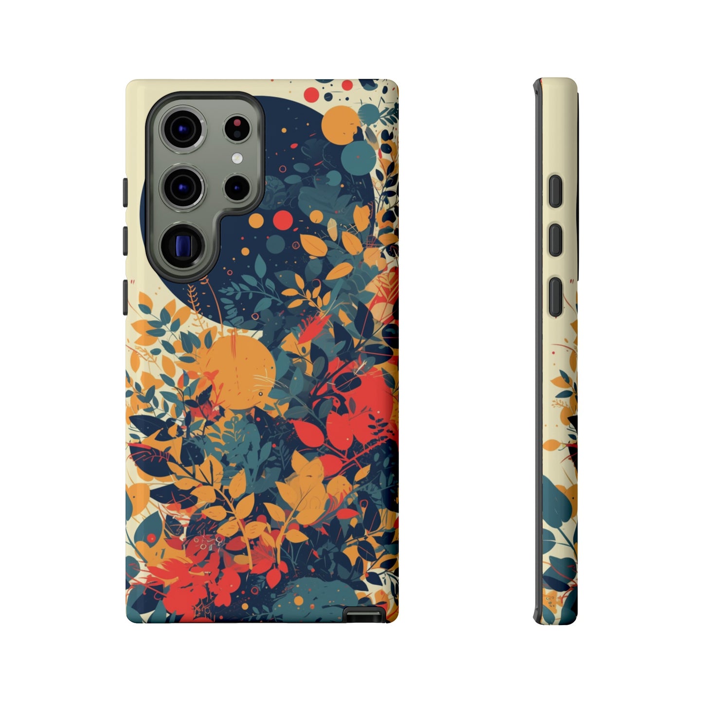 Retro Colorful Floral iPhone Case / Samsung Case