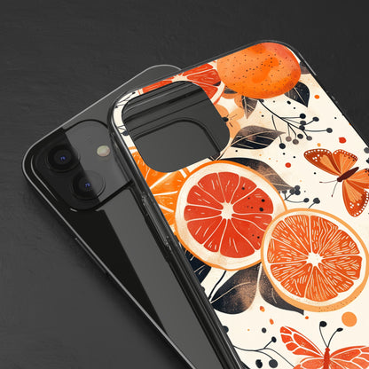 Orange Vines Aesthetic | Clear iPhone Case / Samsung Case