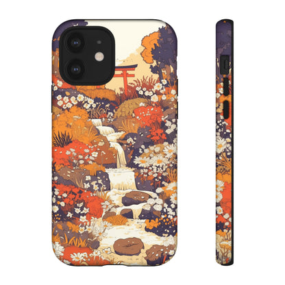 Rising Mountains & Rapid Rivers, Wildflower iPhone Case