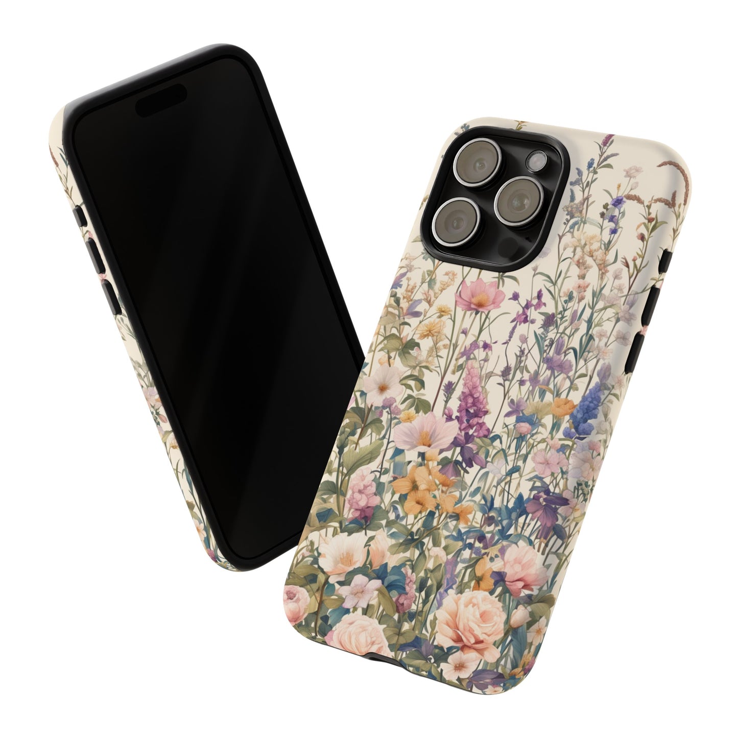 Tall Vintage Wildflowers iPhone Case / Samsung Case