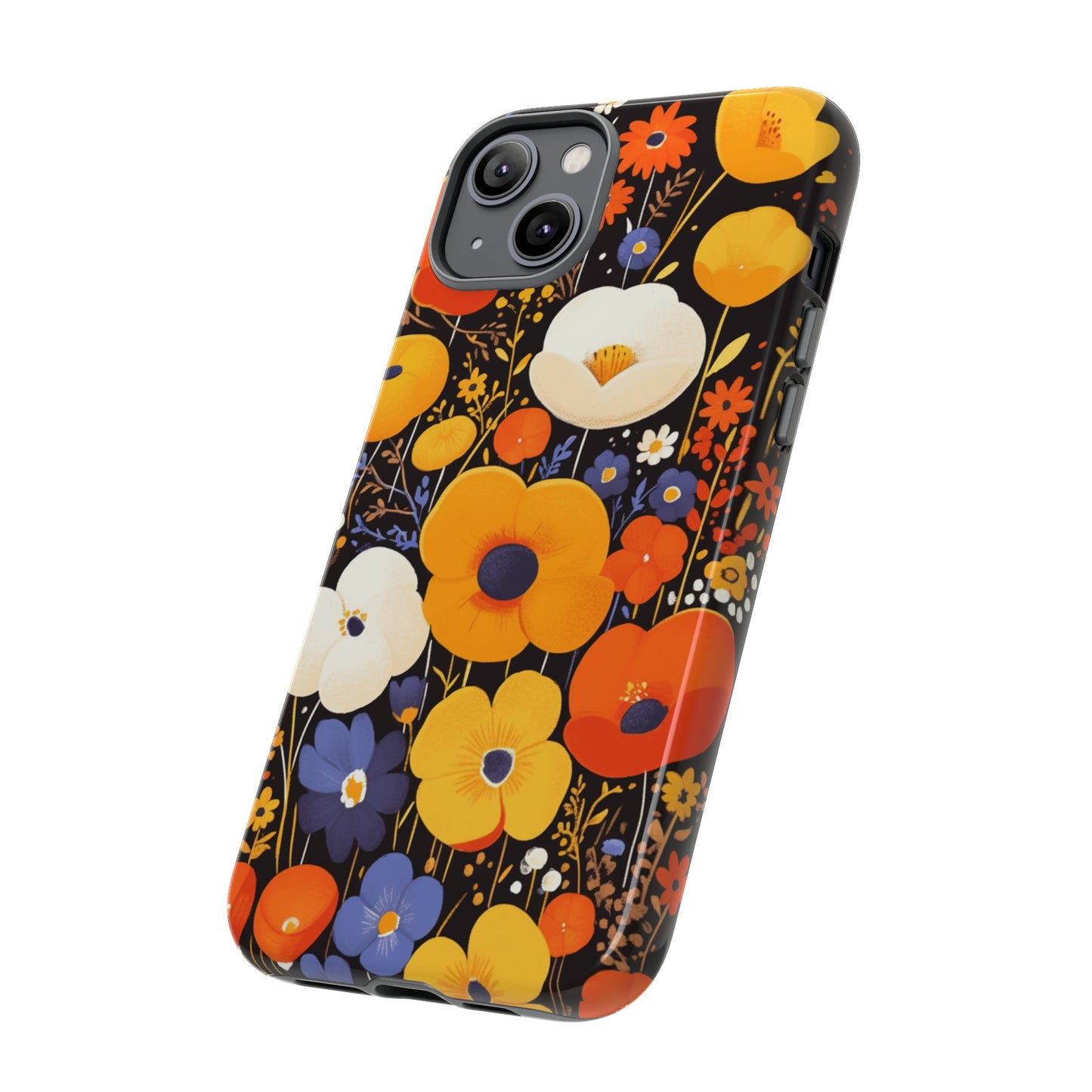 Retro Chaos, Wildflower iPhone Case / Samsung Case, Gift for Floral Lovers, Gift for Her