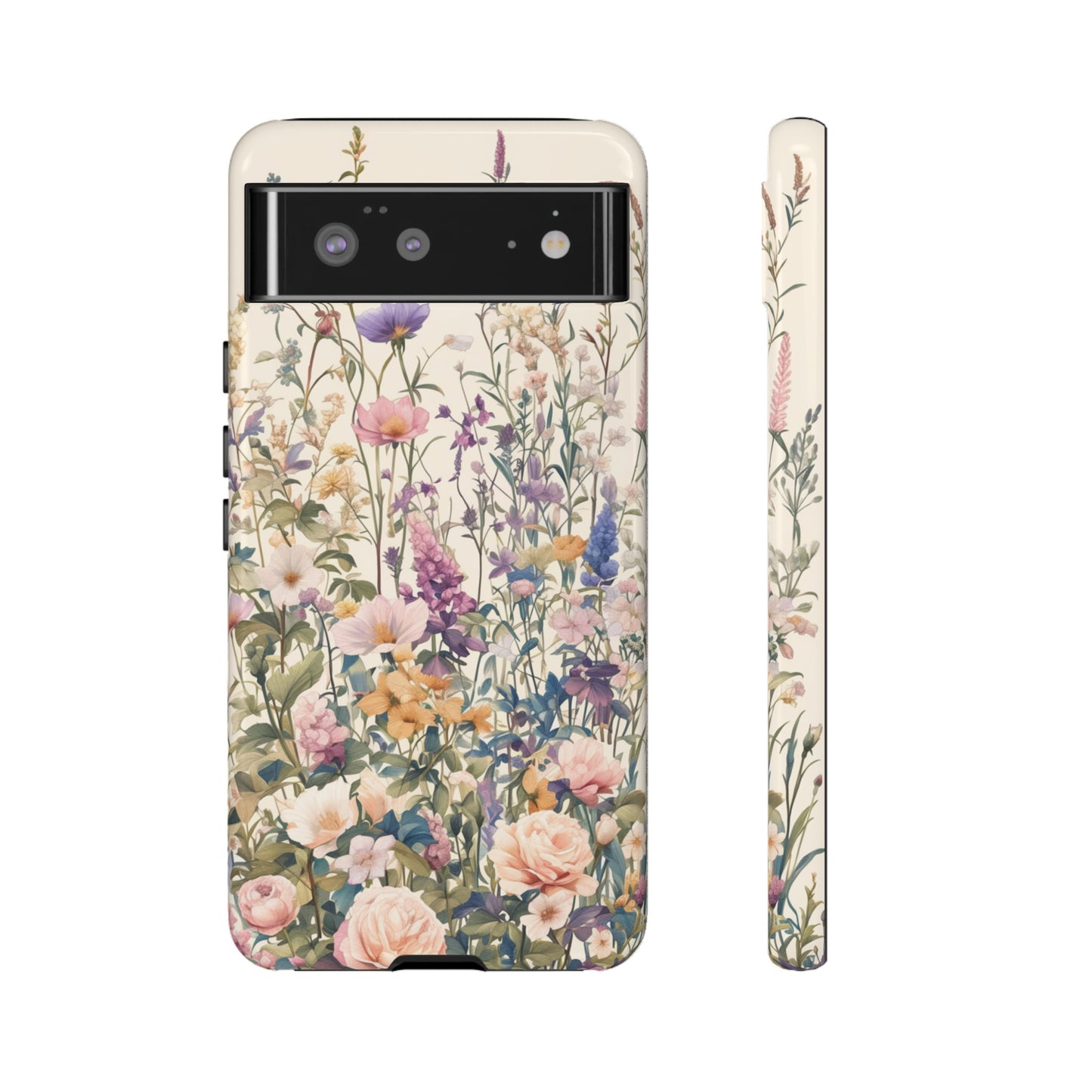 Tall Vintage Wildflowers iPhone Case / Samsung Case