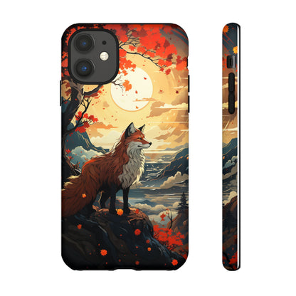 Japanese Wolf Aesthetic Phone Case