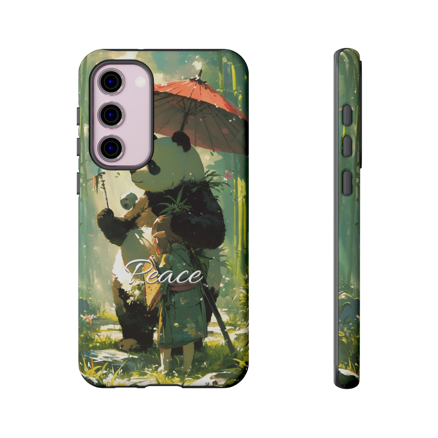 Japanese Aesthetic Vintage Panda iPhone Case / Samsung Case | "Peace"