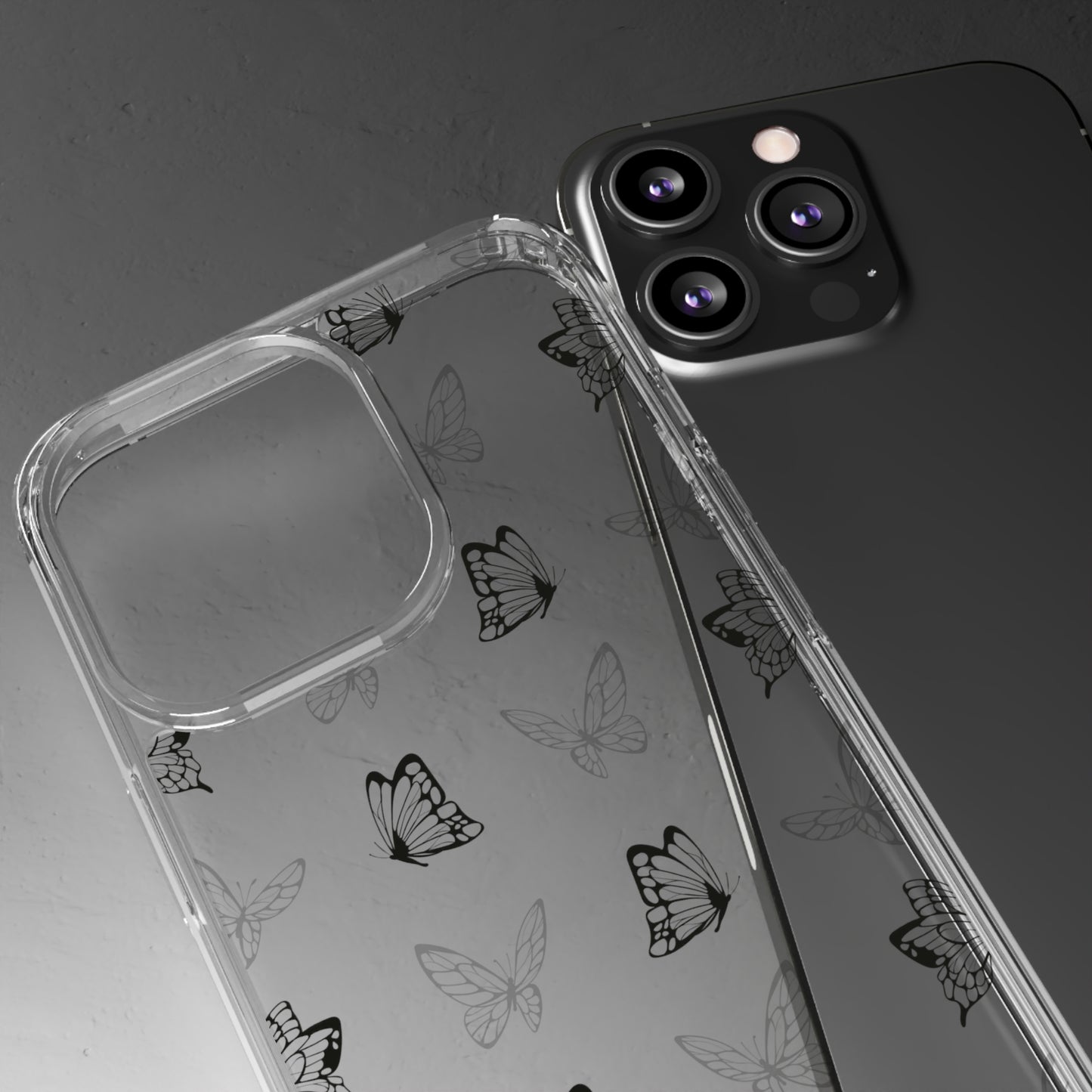 Thin Butterflies | Clear iPhone Case / Samsung Case