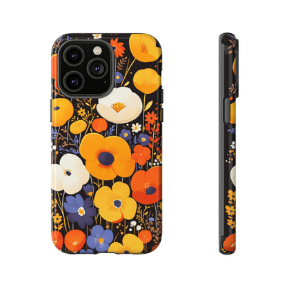 Retro Chaos, Wildflower iPhone Case / Samsung Case, Gift for Floral Lovers, Gift for Her