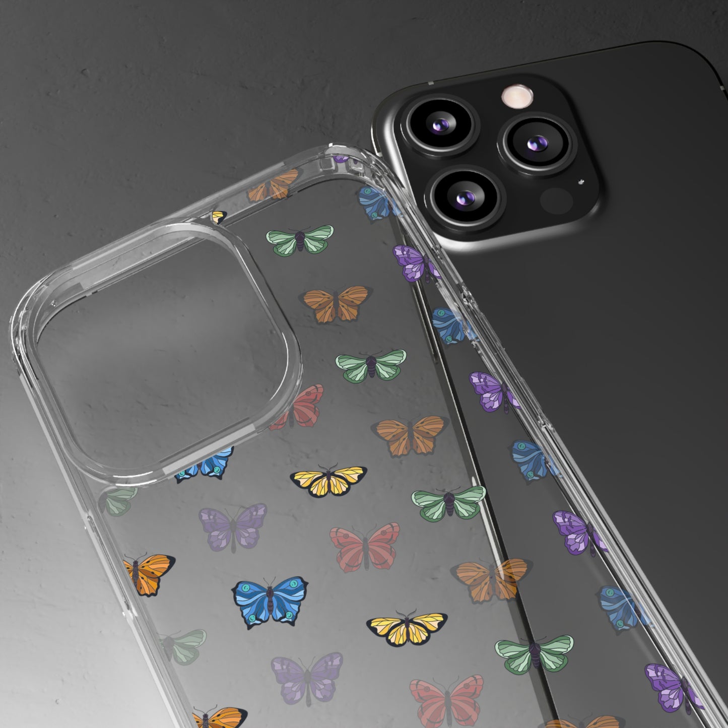 Colorful Butterflies | Clear iPhone Case / Samsung Case