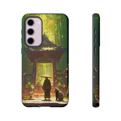 Vintage Japanese PandaTemple Aesthetic iPhone Case, iPhone 15 Pro Max 14 13 12 11 Mini, Samsung Galaxy S23 S22, Google Pixel 7 6 Pro