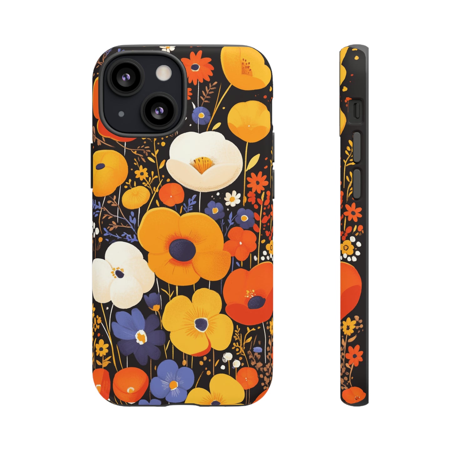 Retro Chaos, Wildflower iPhone Case / Samsung Case, Gift for Floral Lovers, Gift for Her