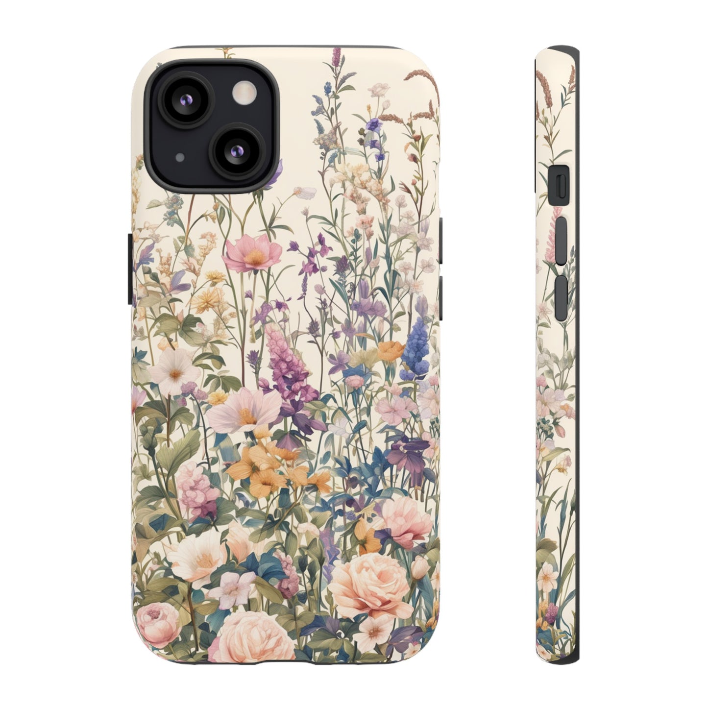 Tall Vintage Wildflowers iPhone Case / Samsung Case