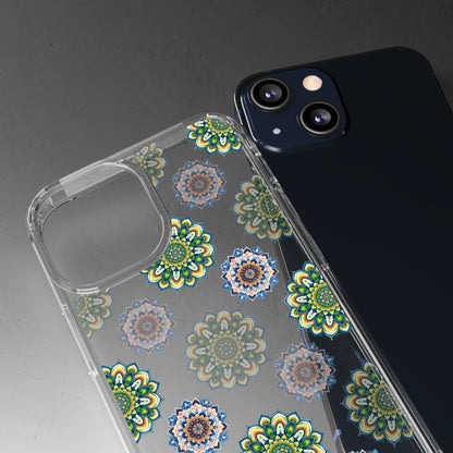 Lime Mandala Pattern | Clear iPhone Case / Samsung Case