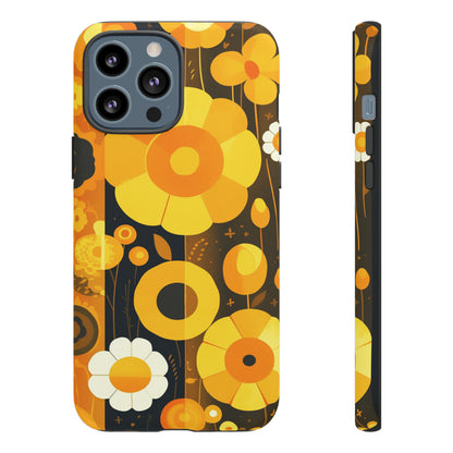 Floral Lines Retro iPhone Case / Samsung Case