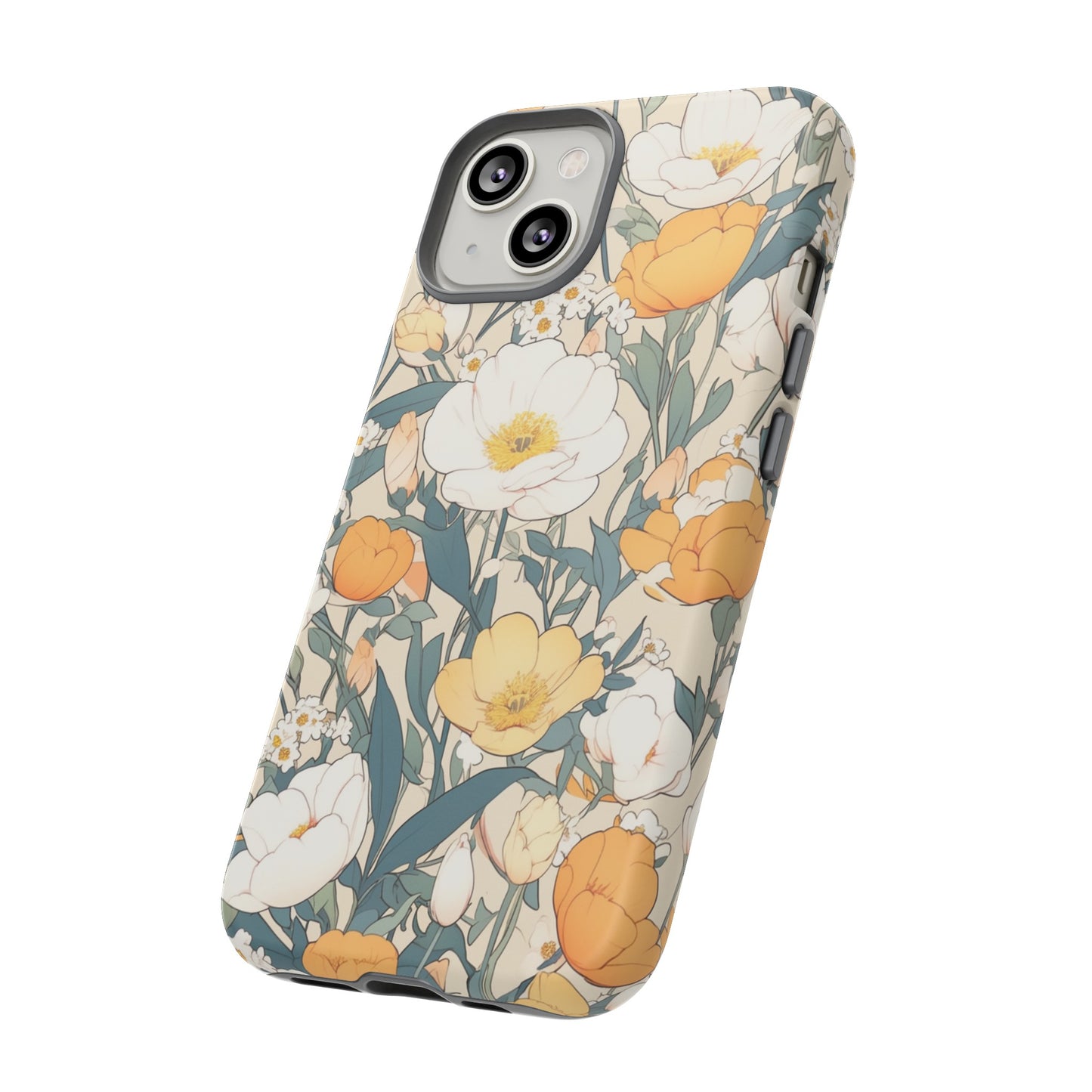 Tall White Flowers iPhone Case / Samsung Case