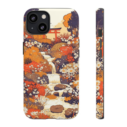 Rising Mountains & Rapid Rivers, Wildflower iPhone Case