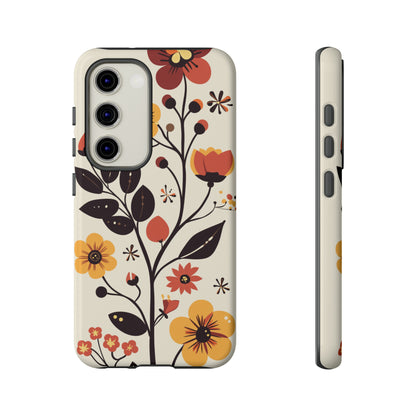 Vector Floral Vines iPhone Case